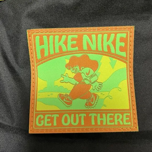 Nike Hiking School Backpack Black Silver Green Bag Padded DJ9677 010 NEW - Picture 9 of 10